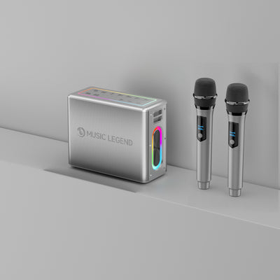 High-power Outdoor Karaoke Bluetooth Audio Mobile Karaoke With Microphone Sound Card