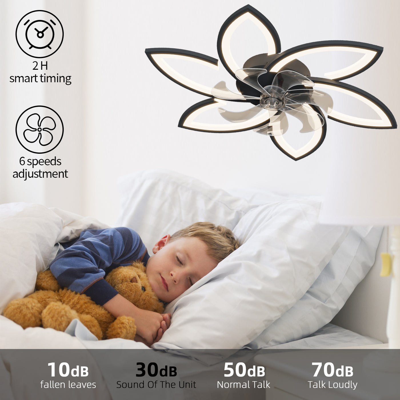 Acrylic Ceiling Fan