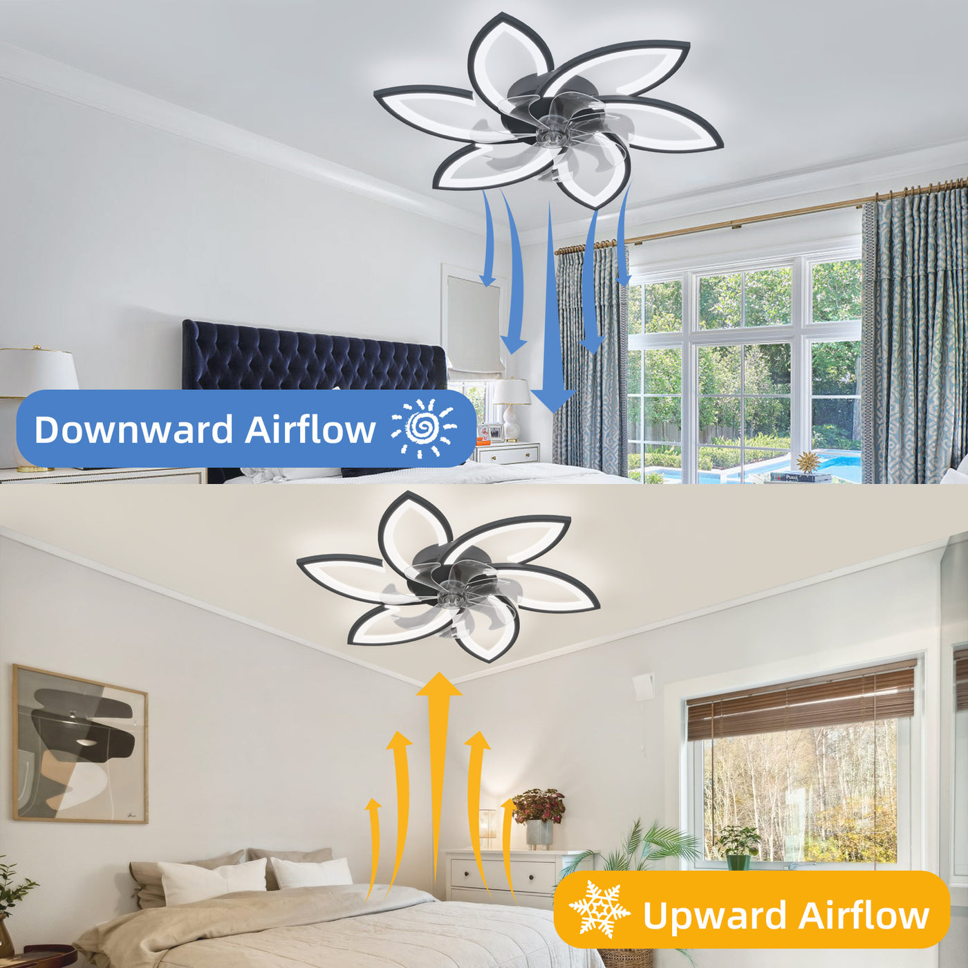 Acrylic Ceiling Fan