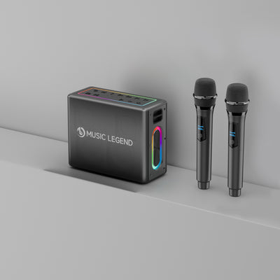 High-power Outdoor Karaoke Bluetooth Audio Mobile Karaoke With Microphone Sound Card